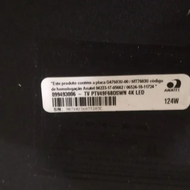 Placa T-Con modelo ST4851D04-3-C-1 TV Philco PTV49F68DSWN 4K - Foto 2