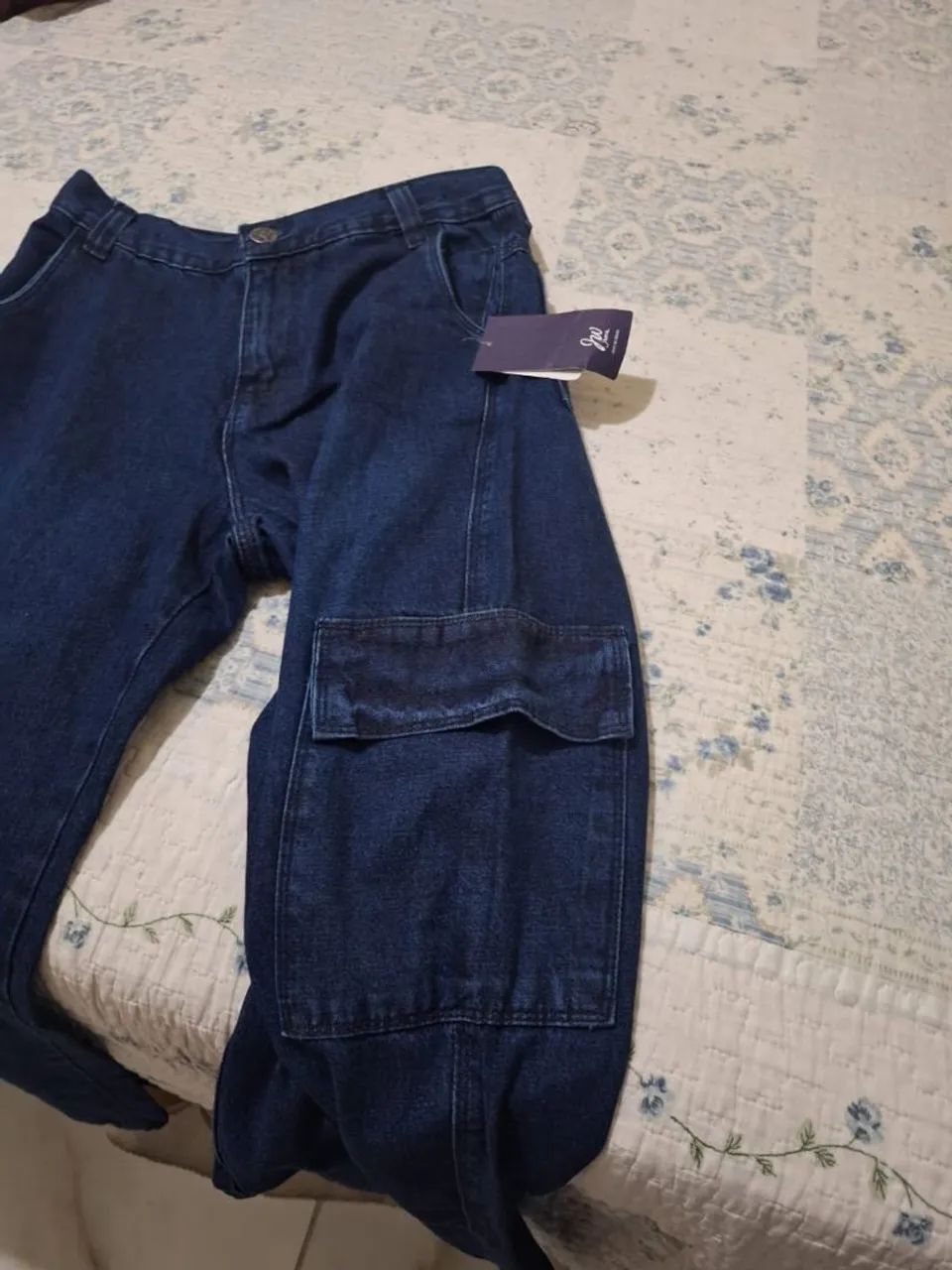 Calça jeans masculina nunca usada nova  - Foto 4
