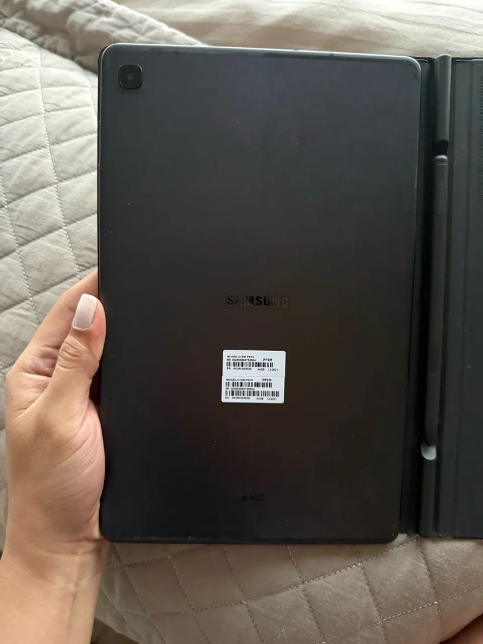 Tablet Samsung S6 lite preto - Foto 2