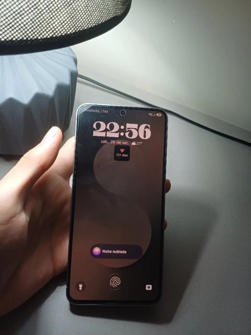 S25 FE 128GB BLACK SEMINOVO CAIXA E NF - Foto 3