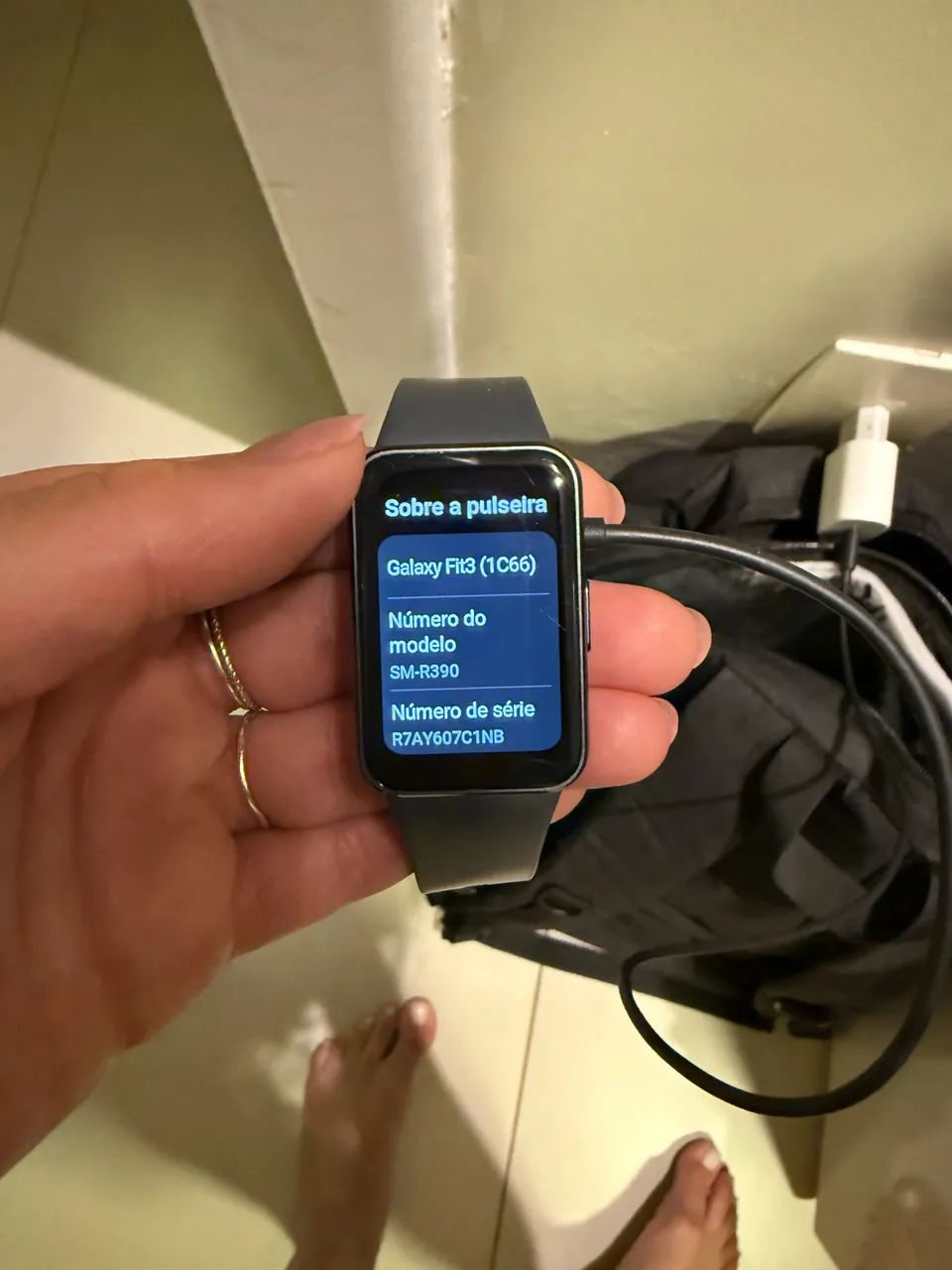Relógio smartwatch galaxy Fit3 - Foto 5