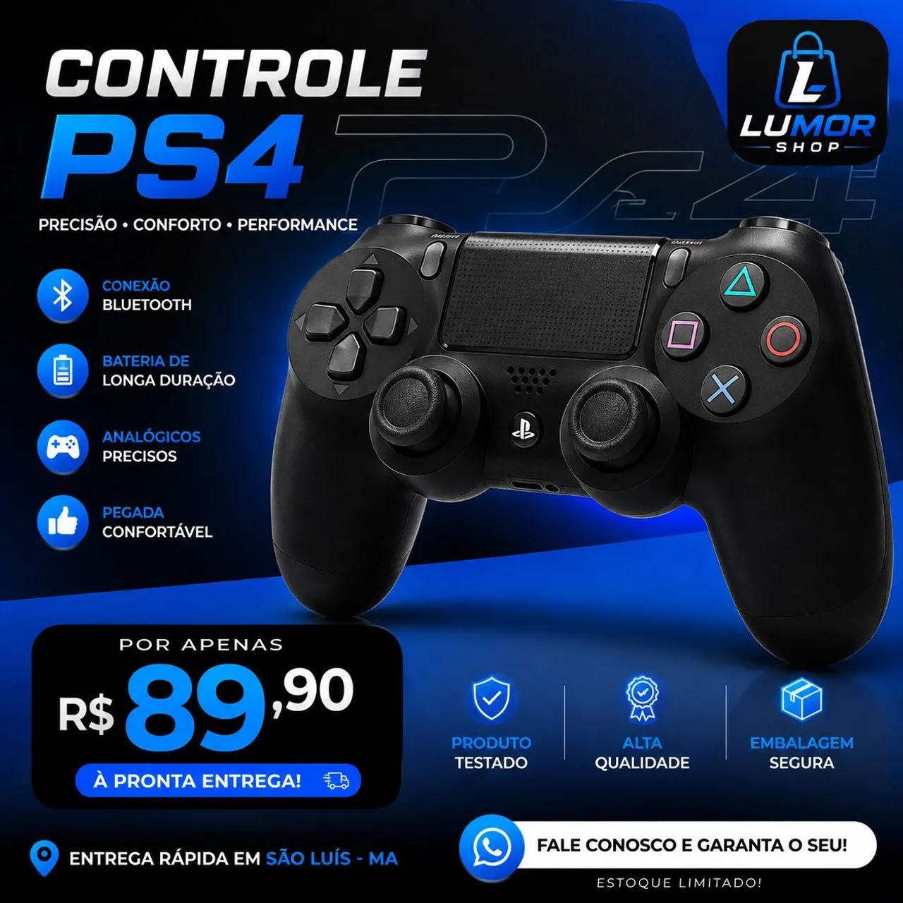 CONTROLE PS4 
