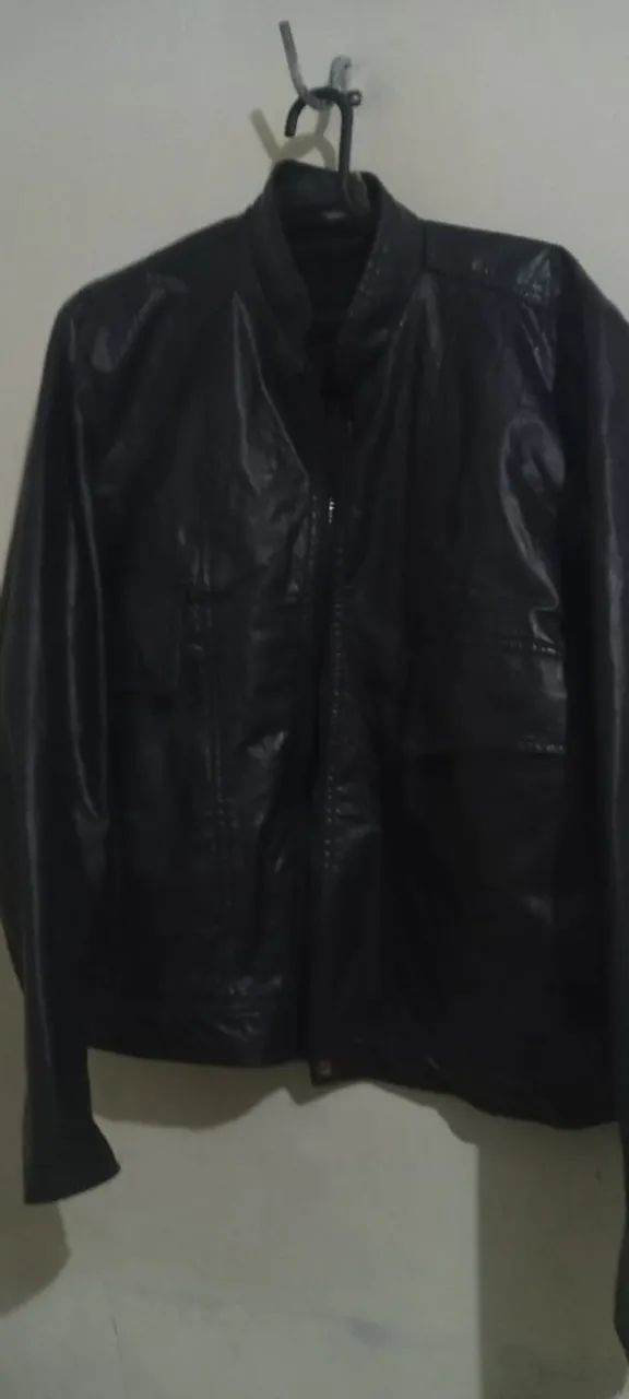 Jaqueta Bomber Couro Legítimo CGC