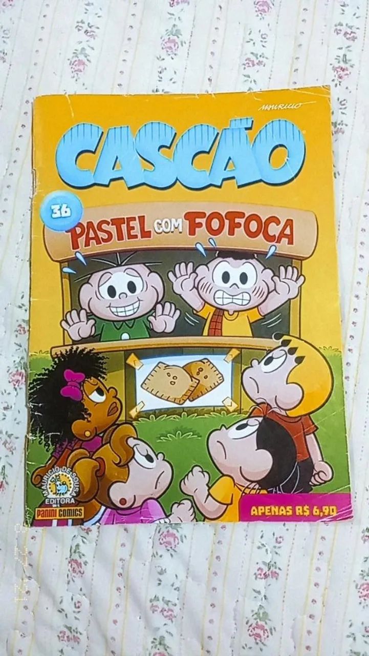 GIBI "Cascão em: Pastel com Fofoca" de: Maurício de Sousa