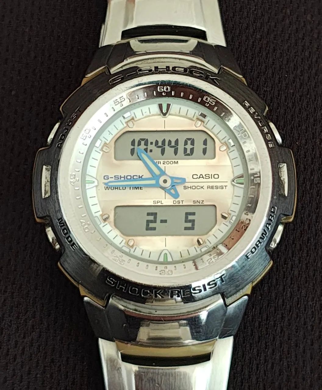 Relógio Casio G-Shock Retrograde Cockpit G-741D-7AV World Time