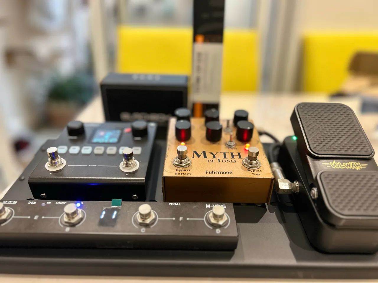 Mini Pedalboard para Guitarra