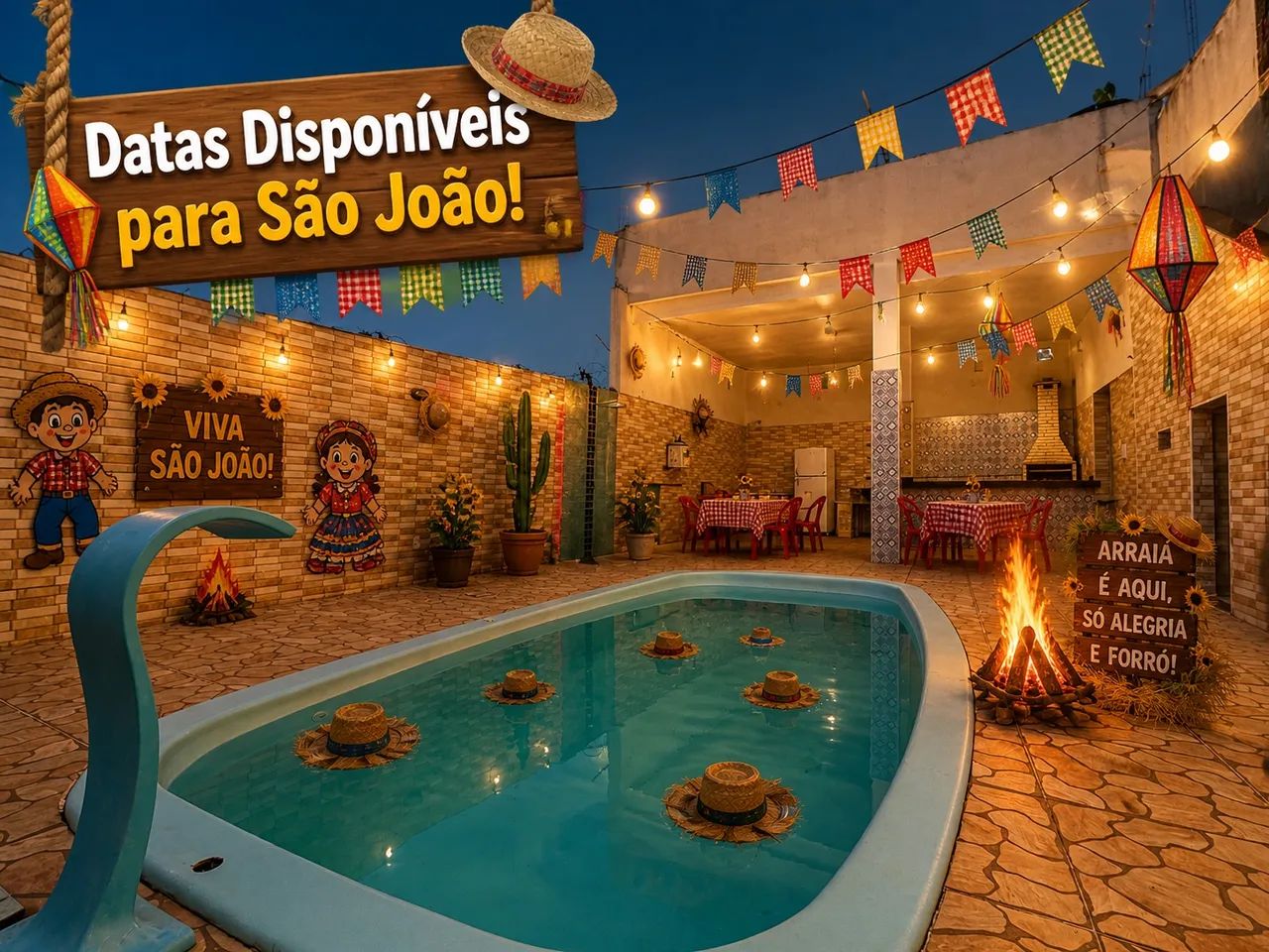 Casa de Temporada com piscina em Itapuã a 5 min da praia 