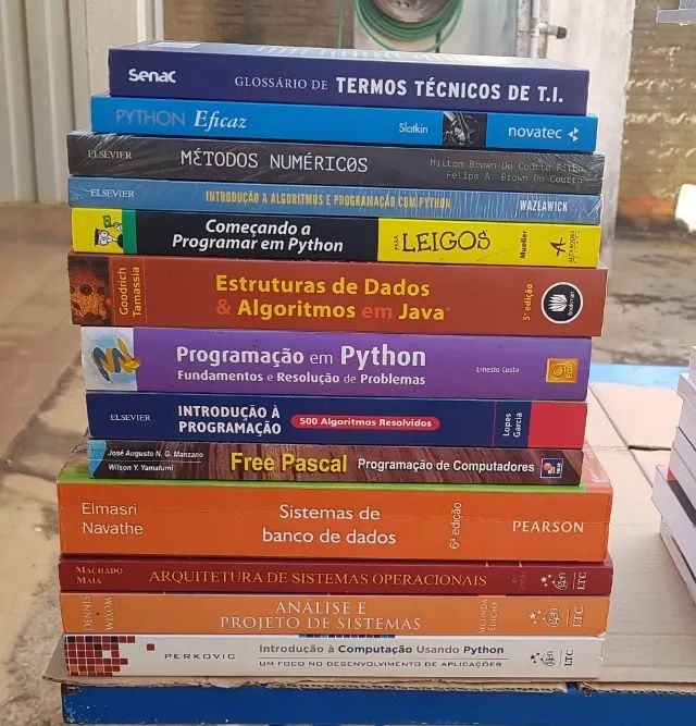 Algoritmos em Java Programação em Python Métodos Numéricos Computacional [KIT 13 LIVROS]