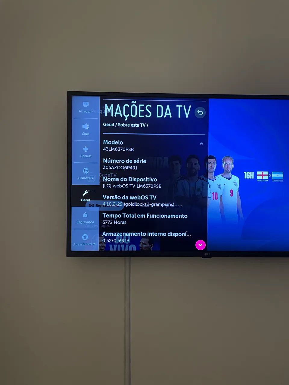 Tv LG 43 polegadas  - Foto 3