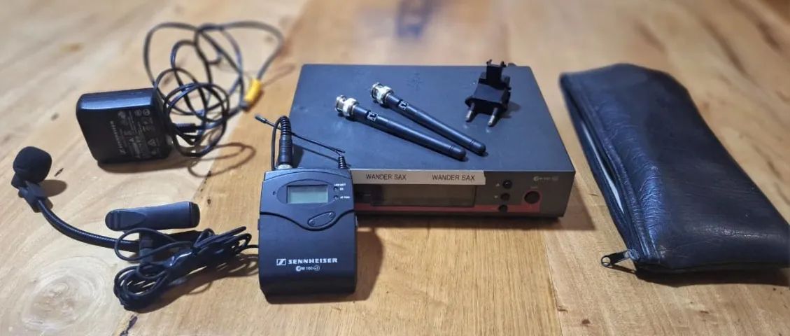 Microfone para instrumentos sopro Sistema Sennheiser EW 100 G3 (Completo e Profissional) - Foto 2