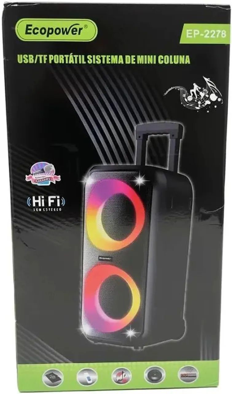 Caixa de som Bluetooth ecopower ep2278 - Foto 3