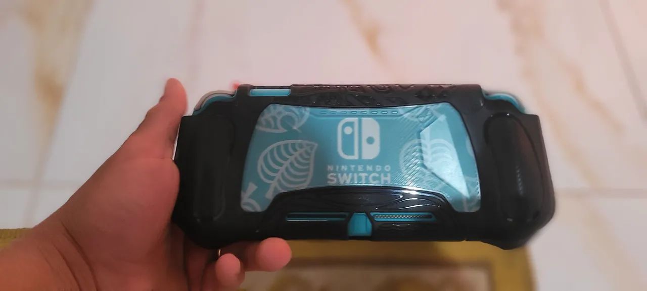 Nitendo switch lite versão animal crossing original travado - Foto 2