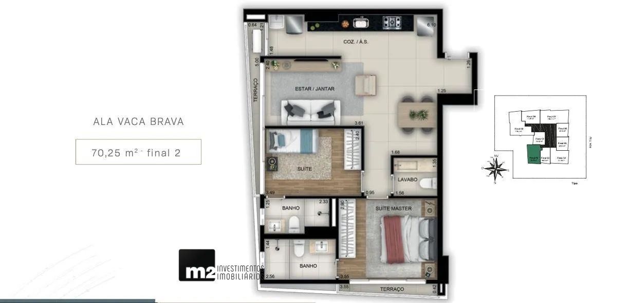 Apartamento com 2 quartos no Setor Bueno - Foto 5