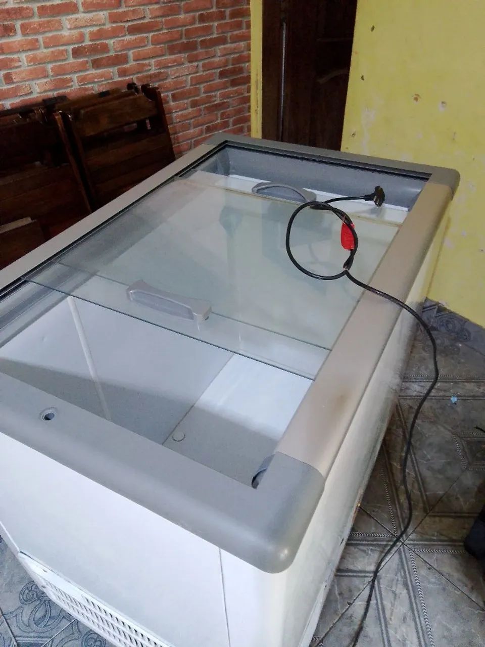 Freezer tampa de vidro  - Foto 4