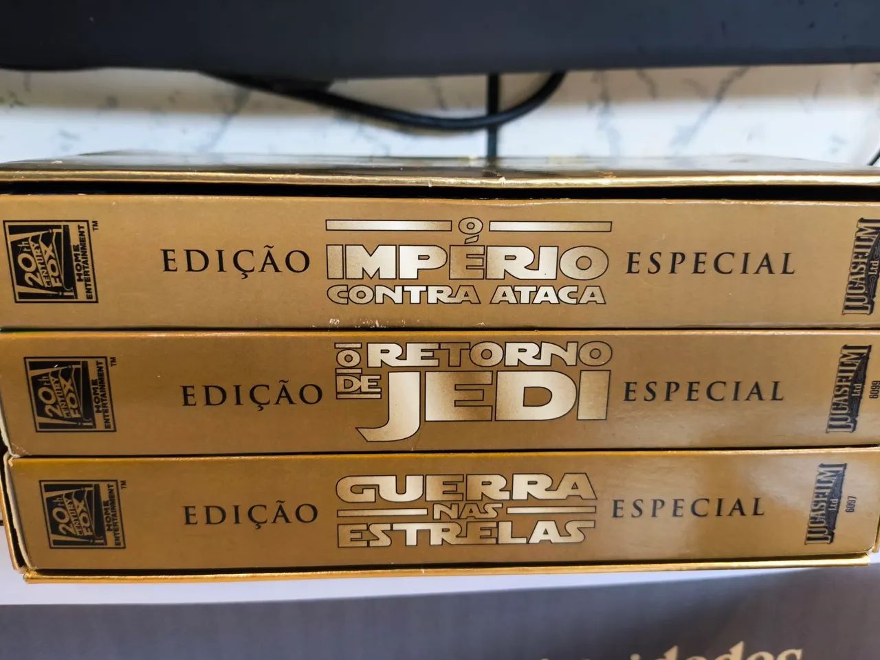 Box VHS - Trilogia Clássica Star Wars - Edição Especial (Fitas Verdes) - Foto 4