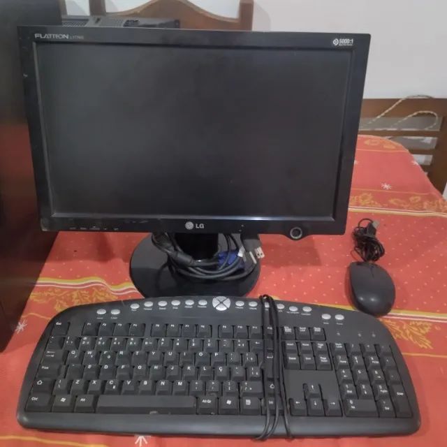PC completo com monitor, teclado e mouse - Funcionando - Foto 5