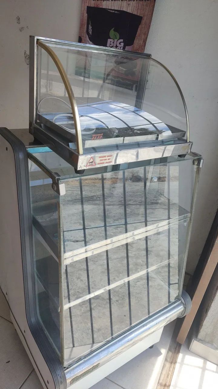 Expositor quente e frio