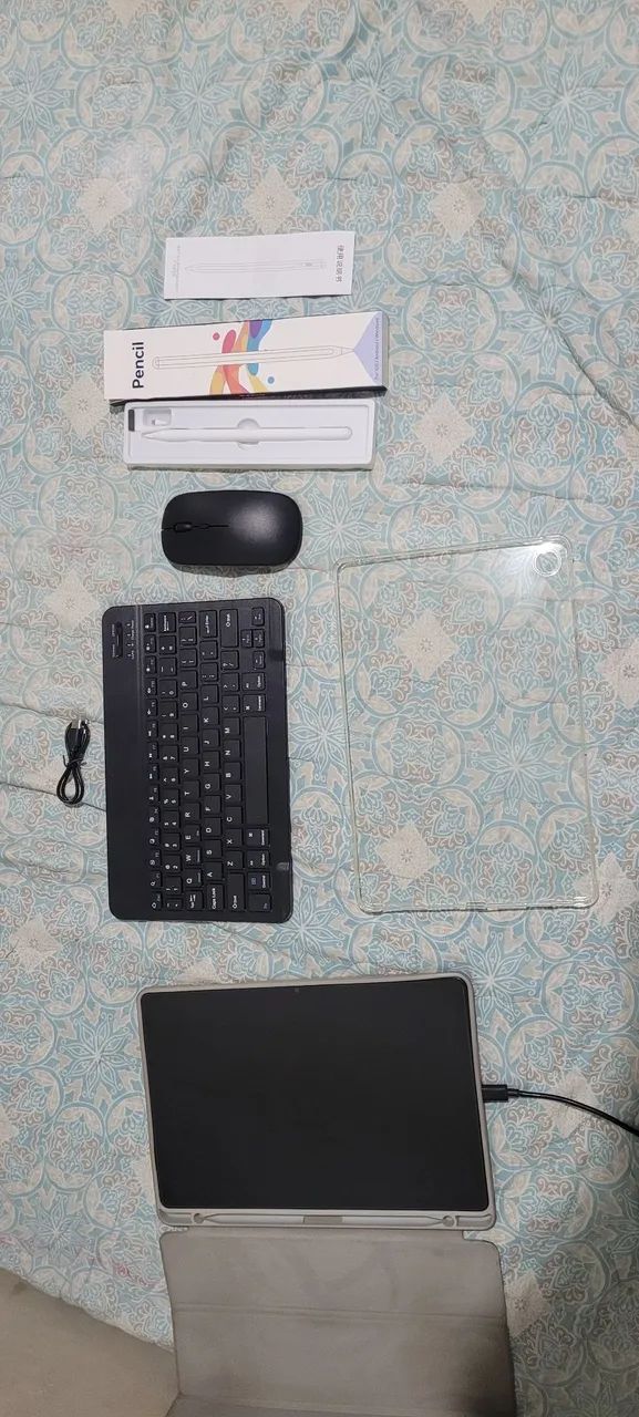 Tab a9+ com toque fantasma e listas na tela + kit teclado mouse caneta - Foto 2