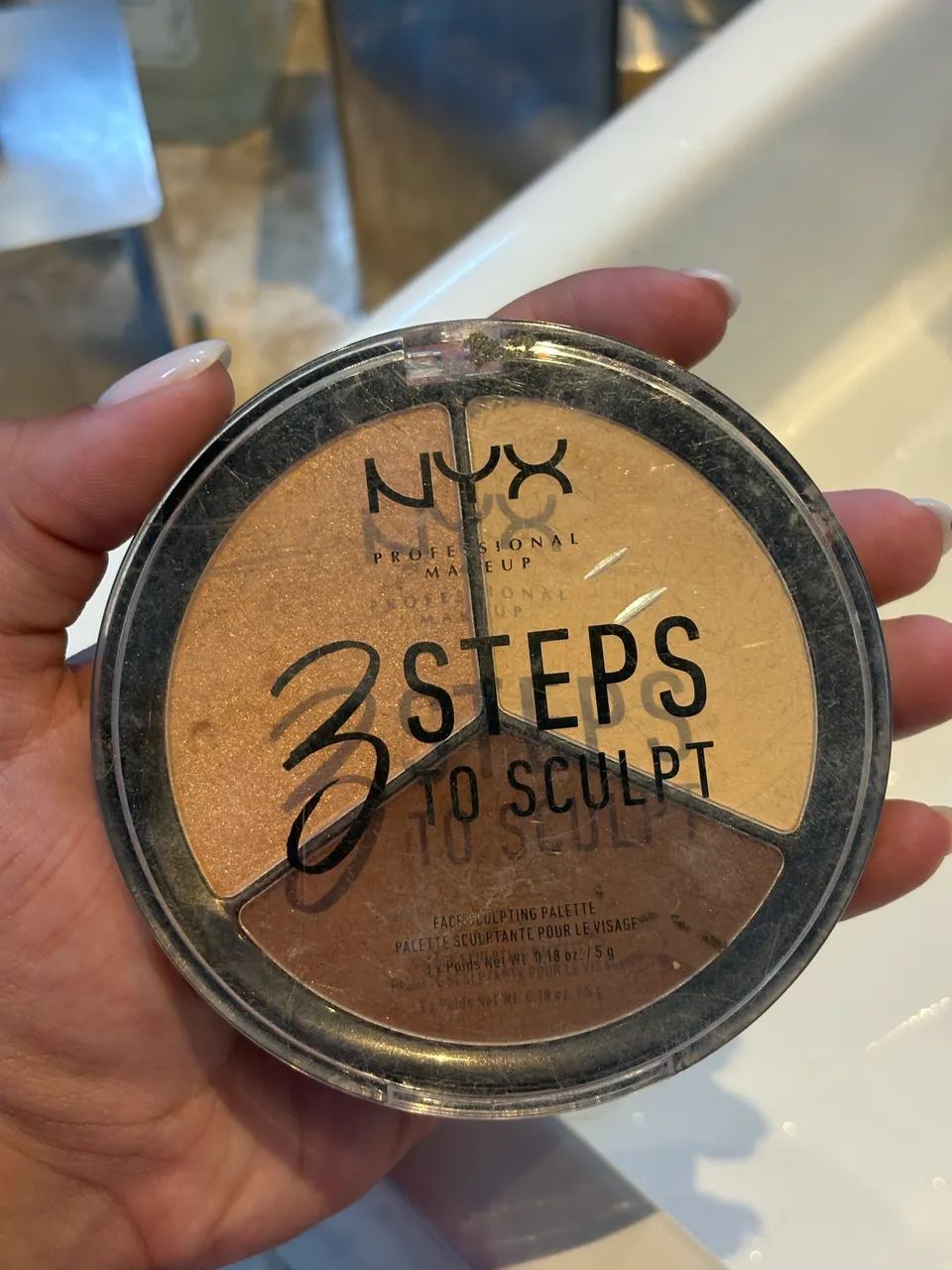 Nyx 3 steps contorno pó e iluminador 