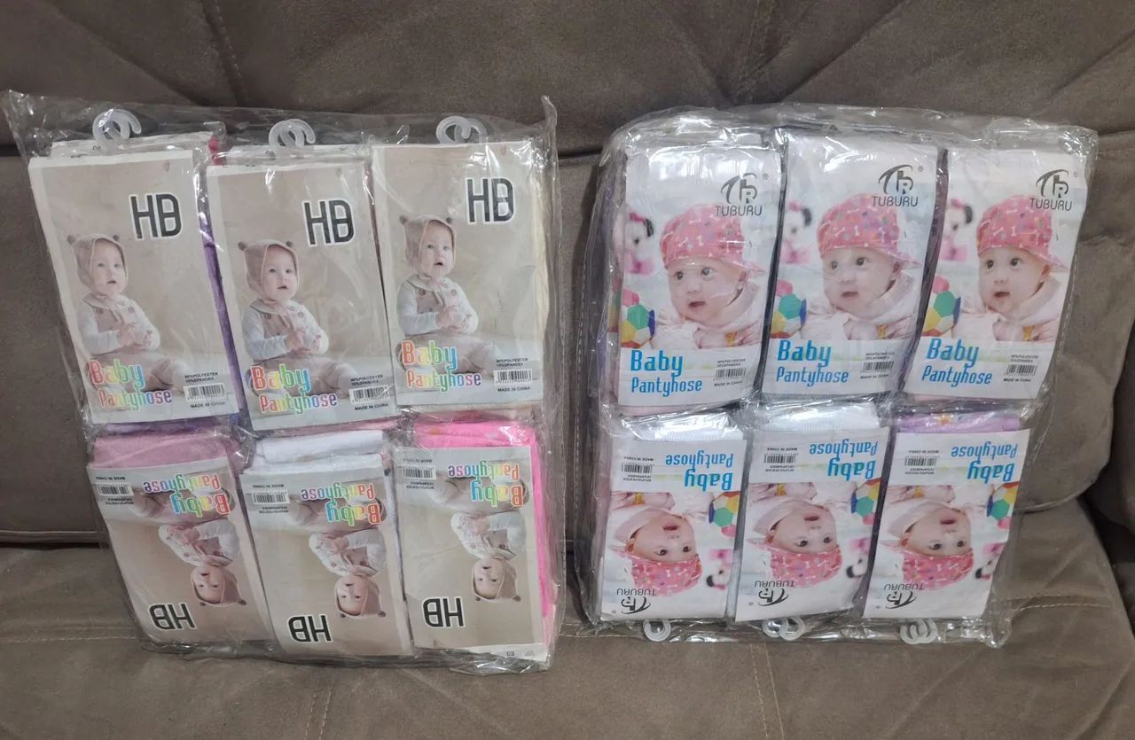 MEIA CALÇA P/BEBÊ PCT C/12 IDEAL PRA VC REVENDEDORA - Foto 3