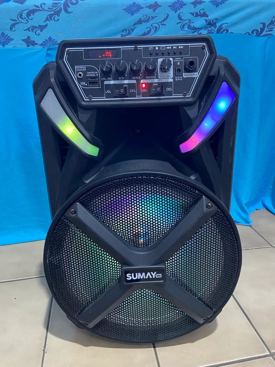 Caixa de Som Bluetooth Sumay - Excelente Estado - Foto 2