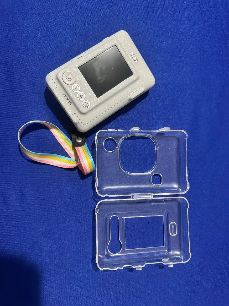 Fujifilm Câmera instantânea híbrida Mini LIPLAY INSTAX - Branco enevoado - Foto 2