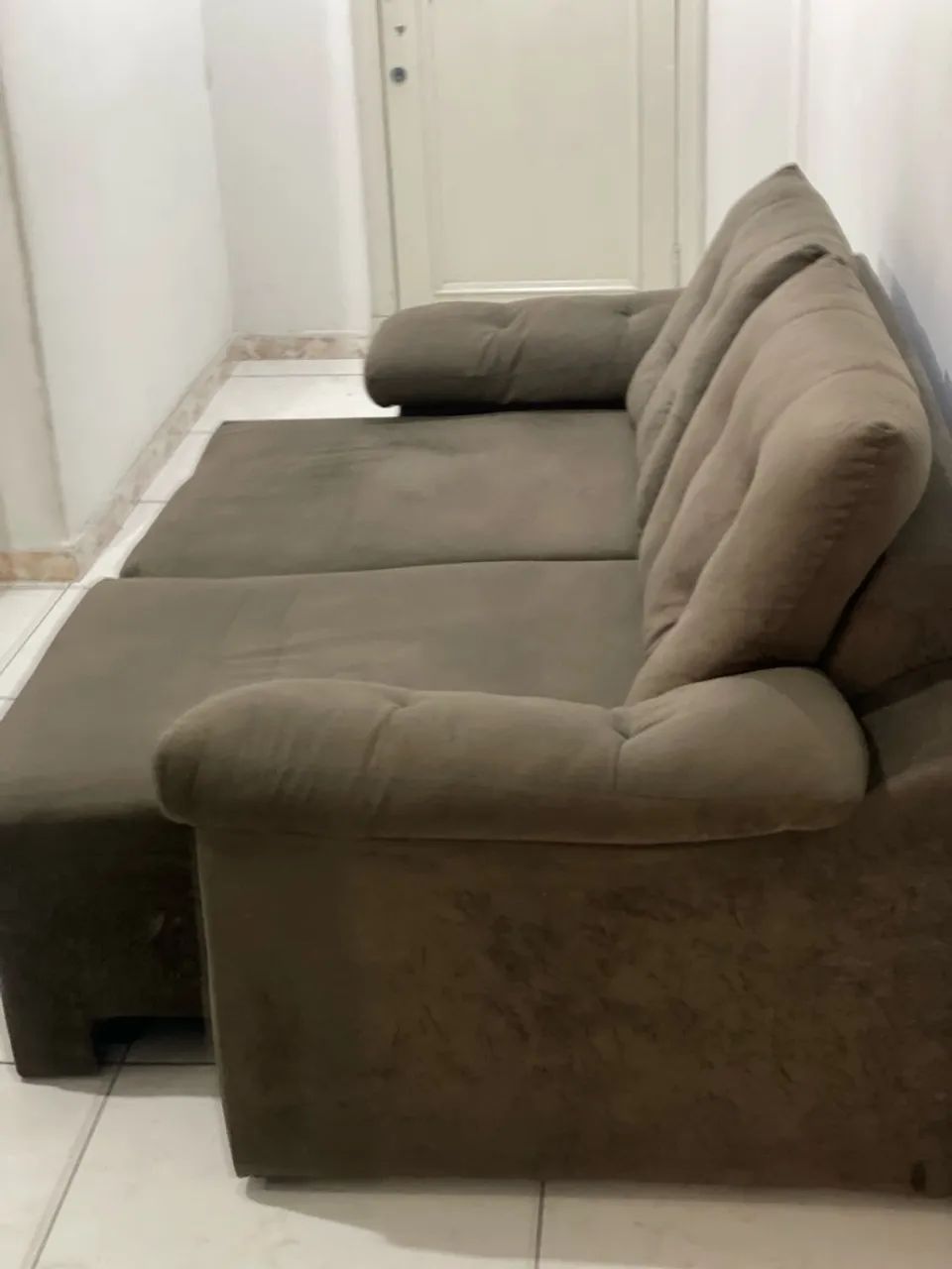 Sofá de 3 lugares retrátil 