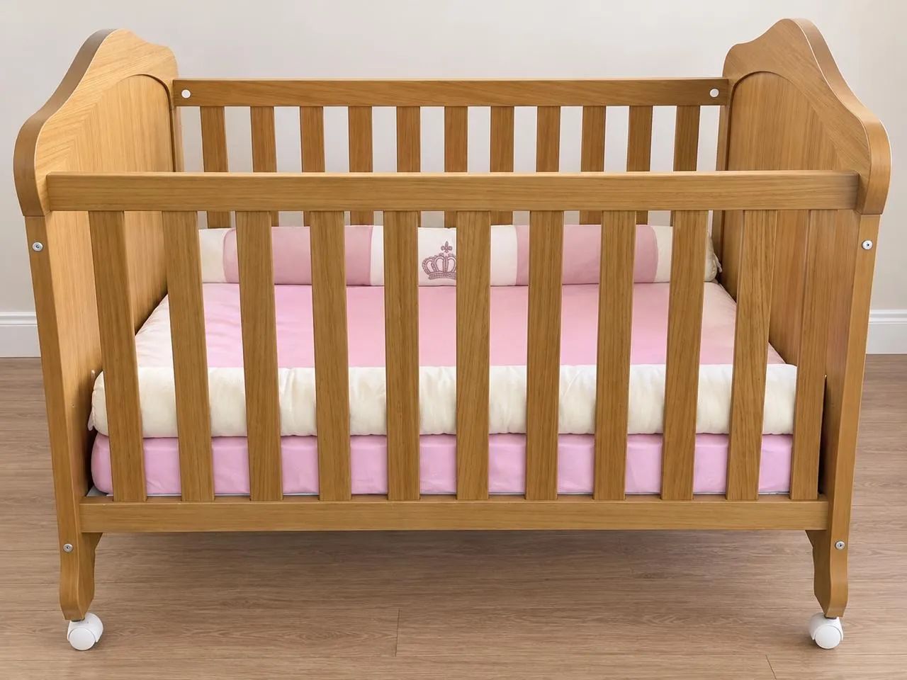 Berço Mini Cama Com Capitonê Alegria Espresso Móveis Nature Nature - Foto 3