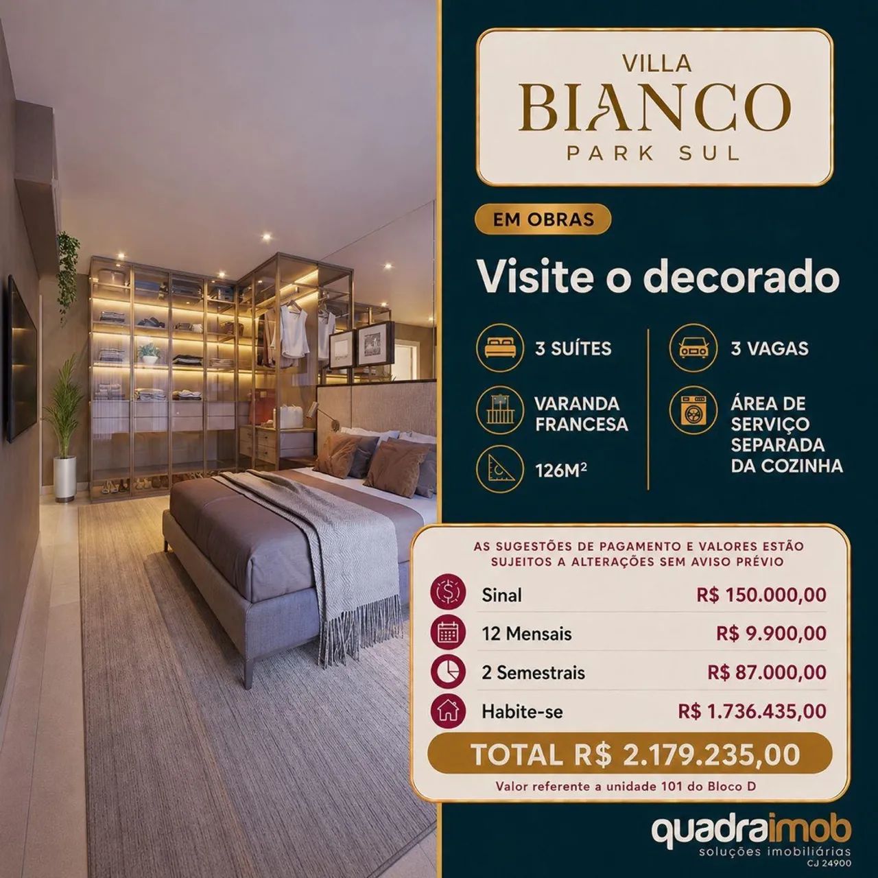 VILLA BIANCO UNIDADES DISPONÍVEIS  - Foto 2