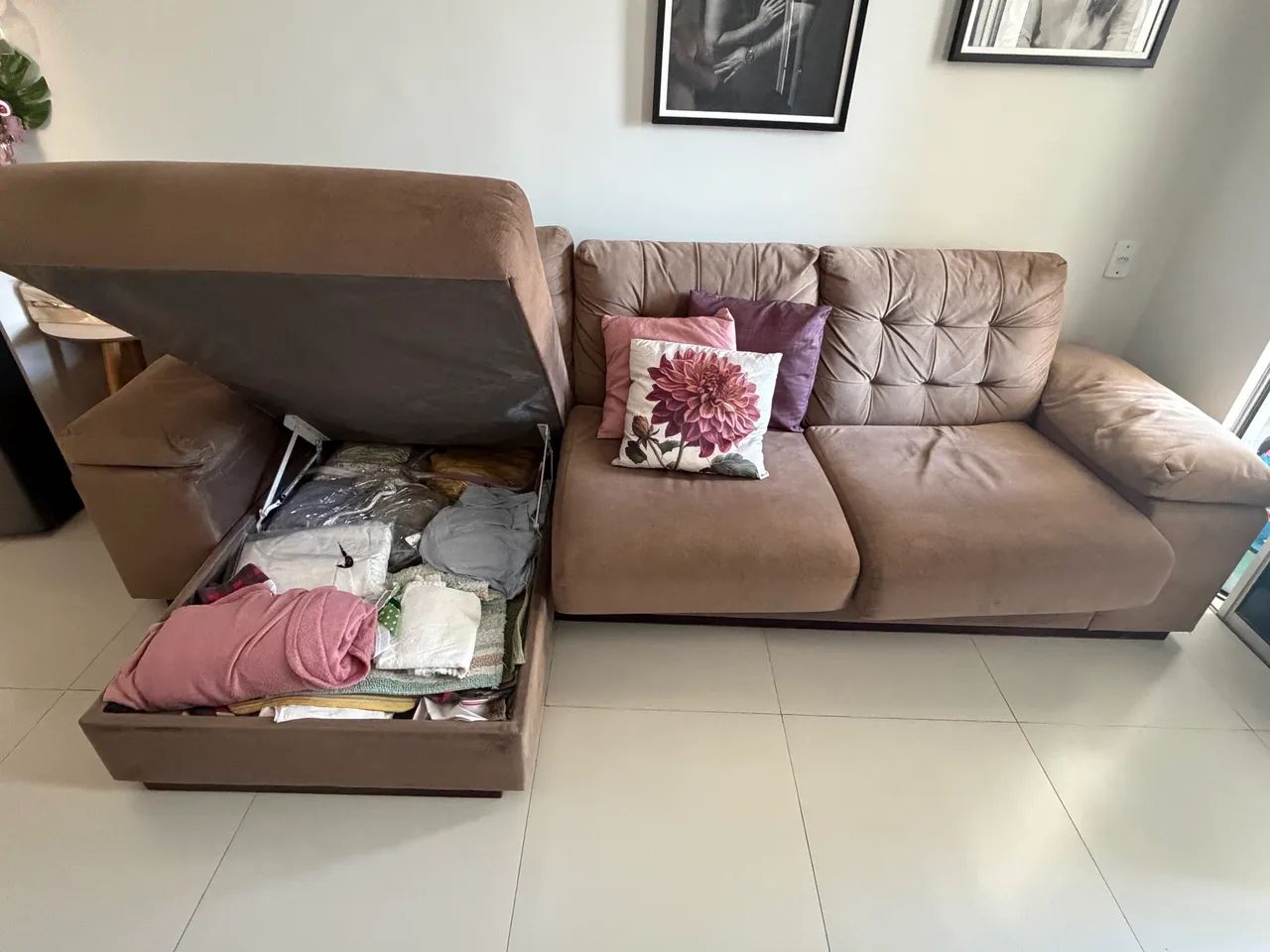 Sofá cama e baú  - Foto 3