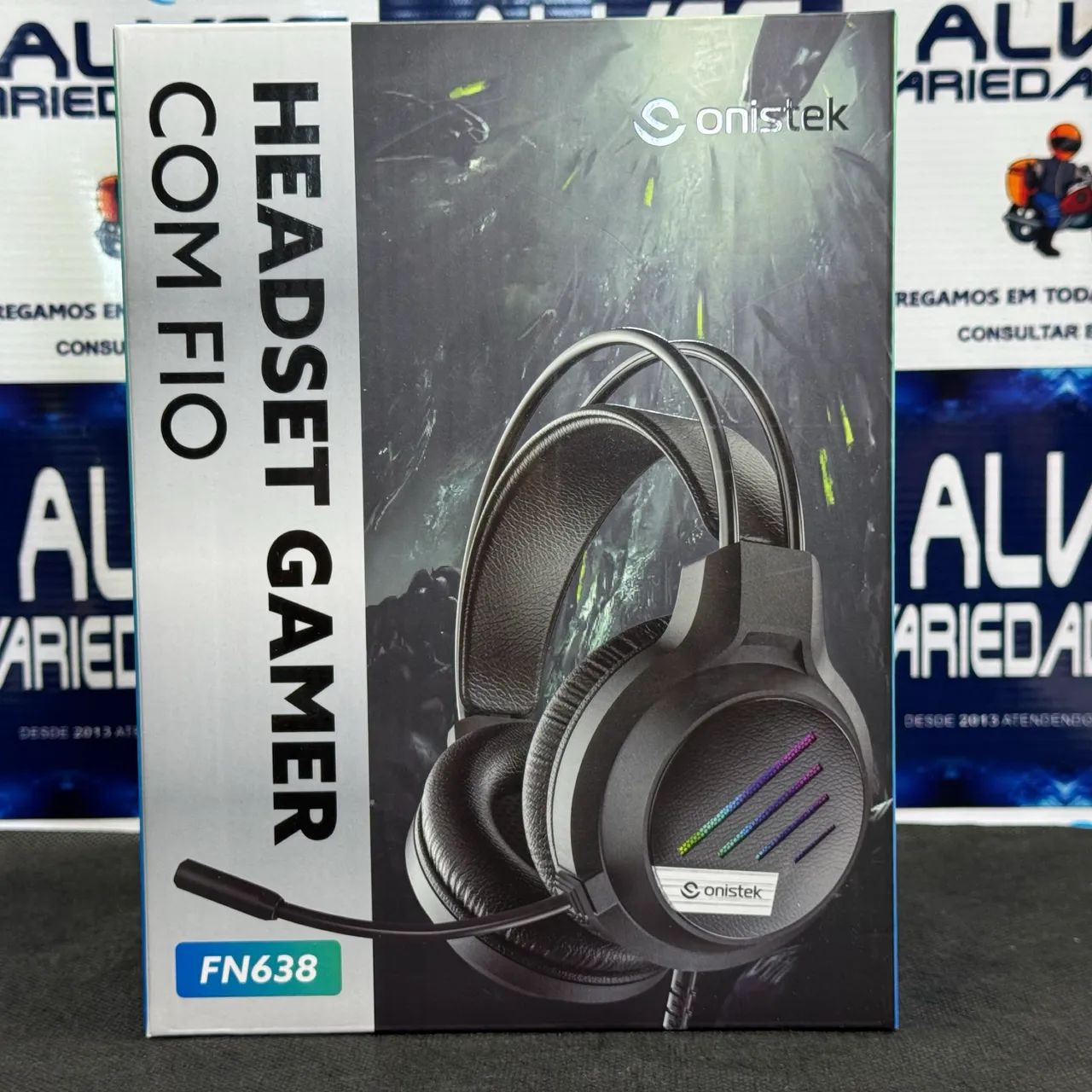 Headset gamer P2 com Led ps4 ps5 Xbox One 