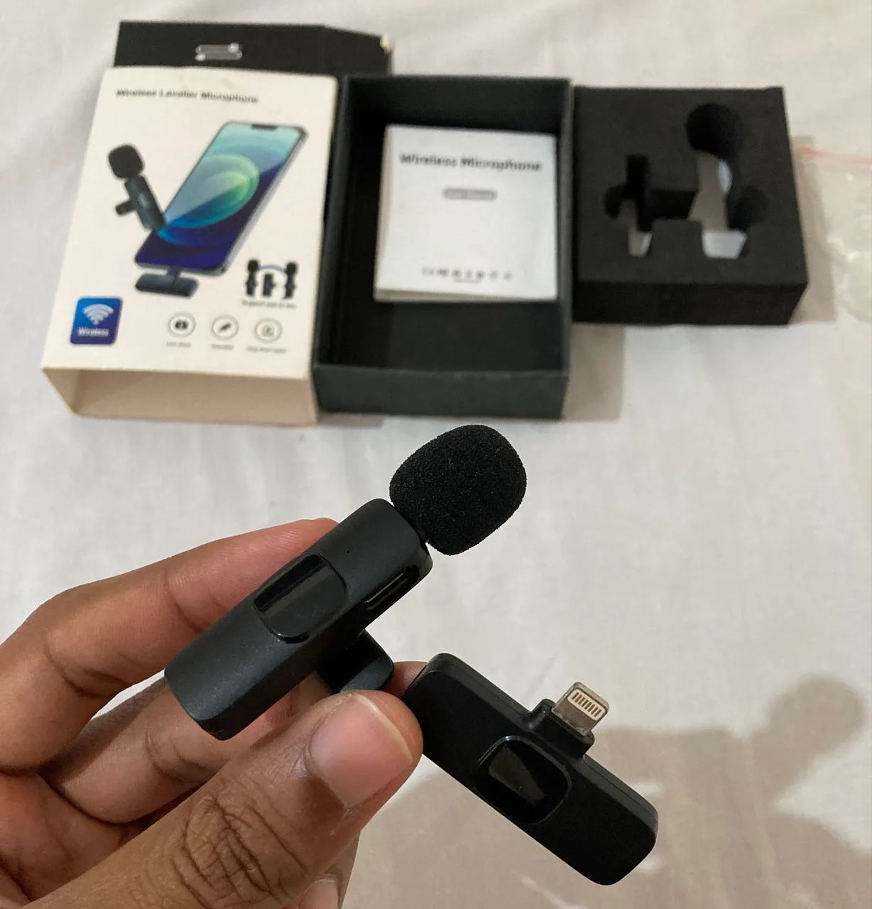 Microfone iPhone Sem Fio