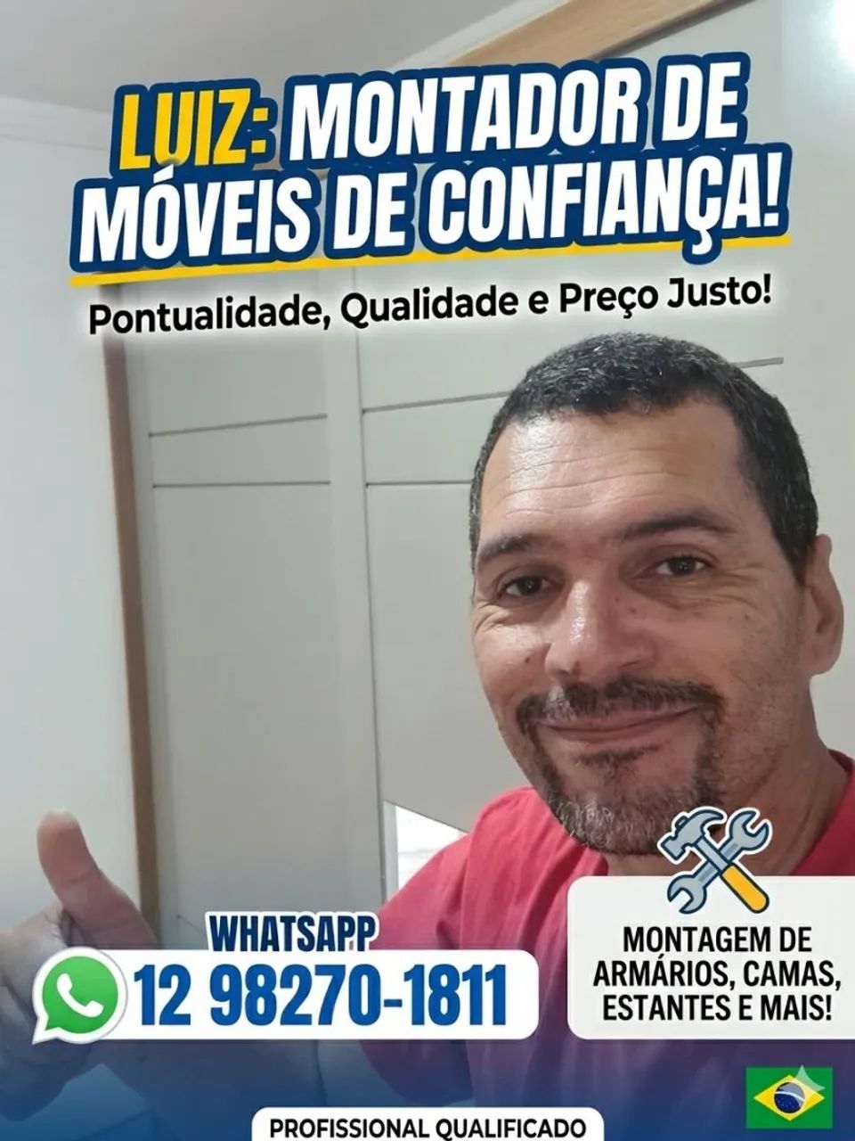 Montador de móveis profissional 