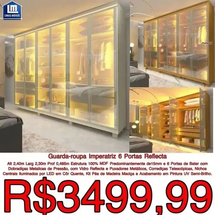 Guarda roupa de casal 