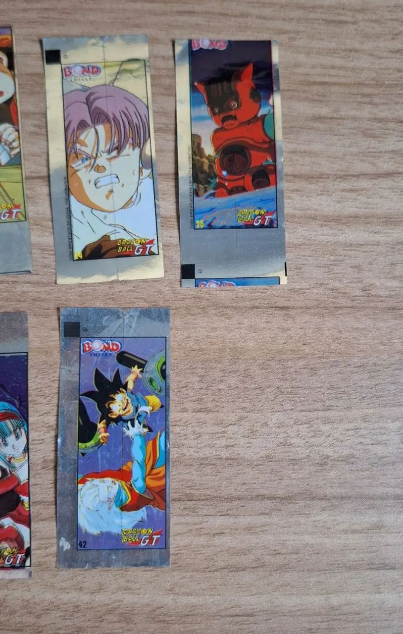 15 Figurinhas Dragon Ball GT Bond chicle - Foto 3