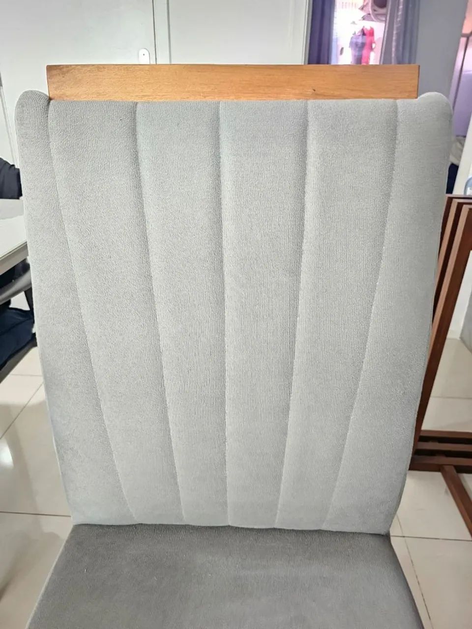 Cadeiras estofadas para mesa de jantar  - Foto 3