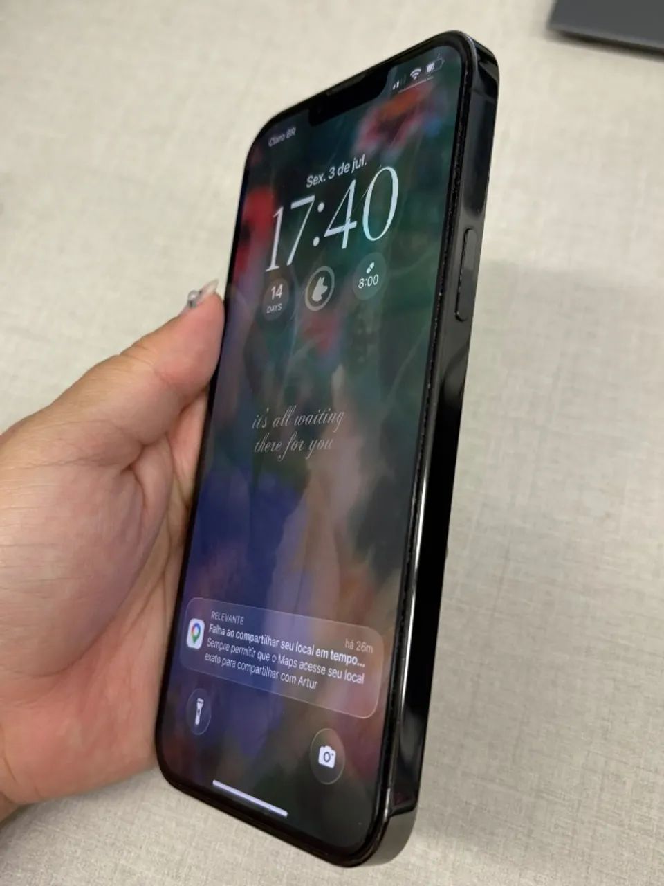 iPhone 13 Pro Max 128 GB Grafite - Foto 2