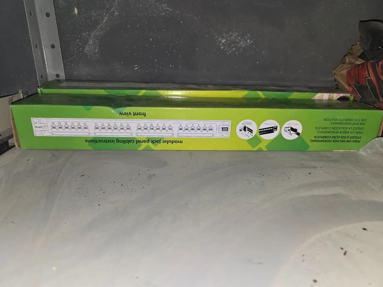 Patch panel cat 5e