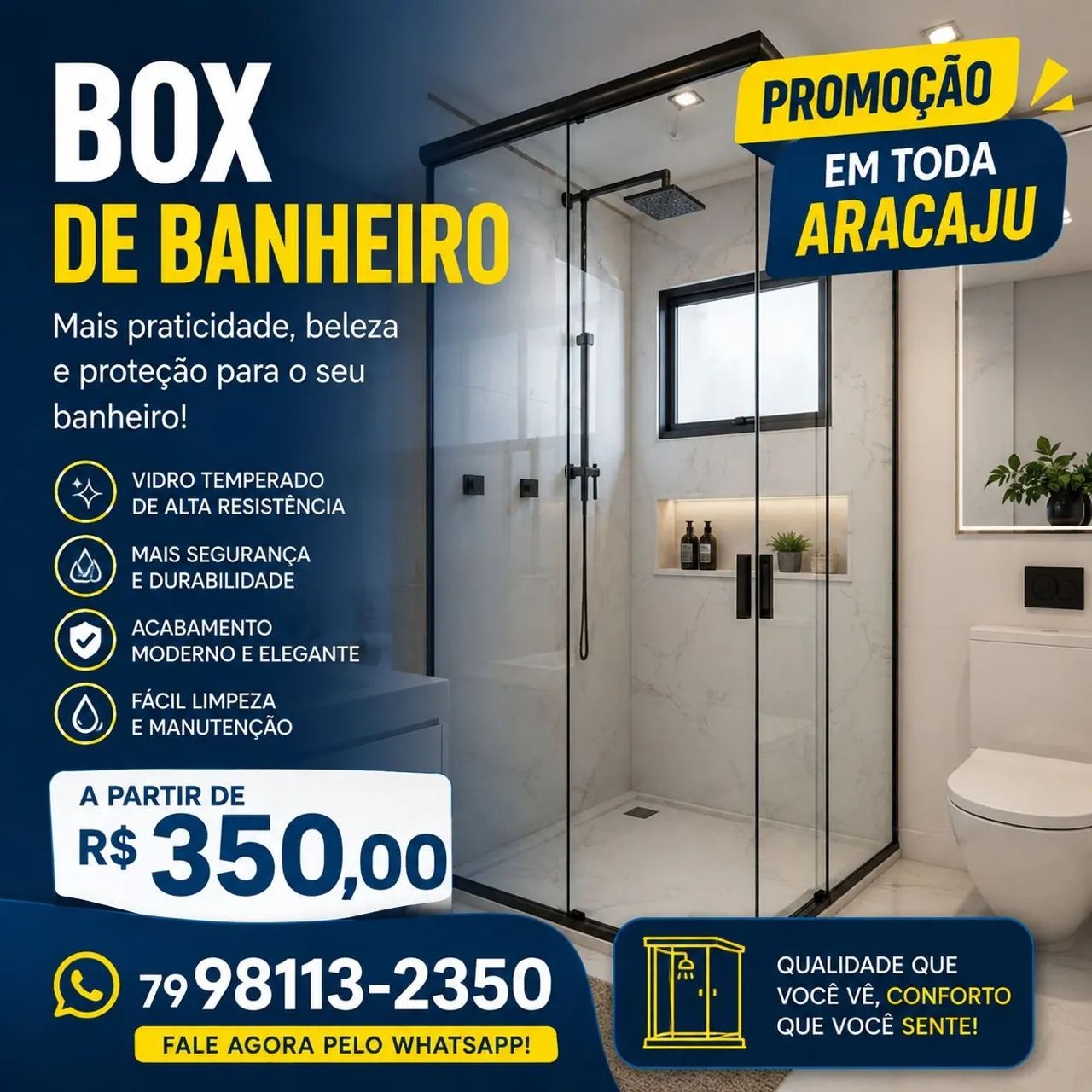 CORTINA E BOX