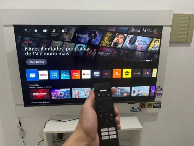 TV Philips 43" Smart Full HD NOVA - Pouquíssimo Uso - Foto 4