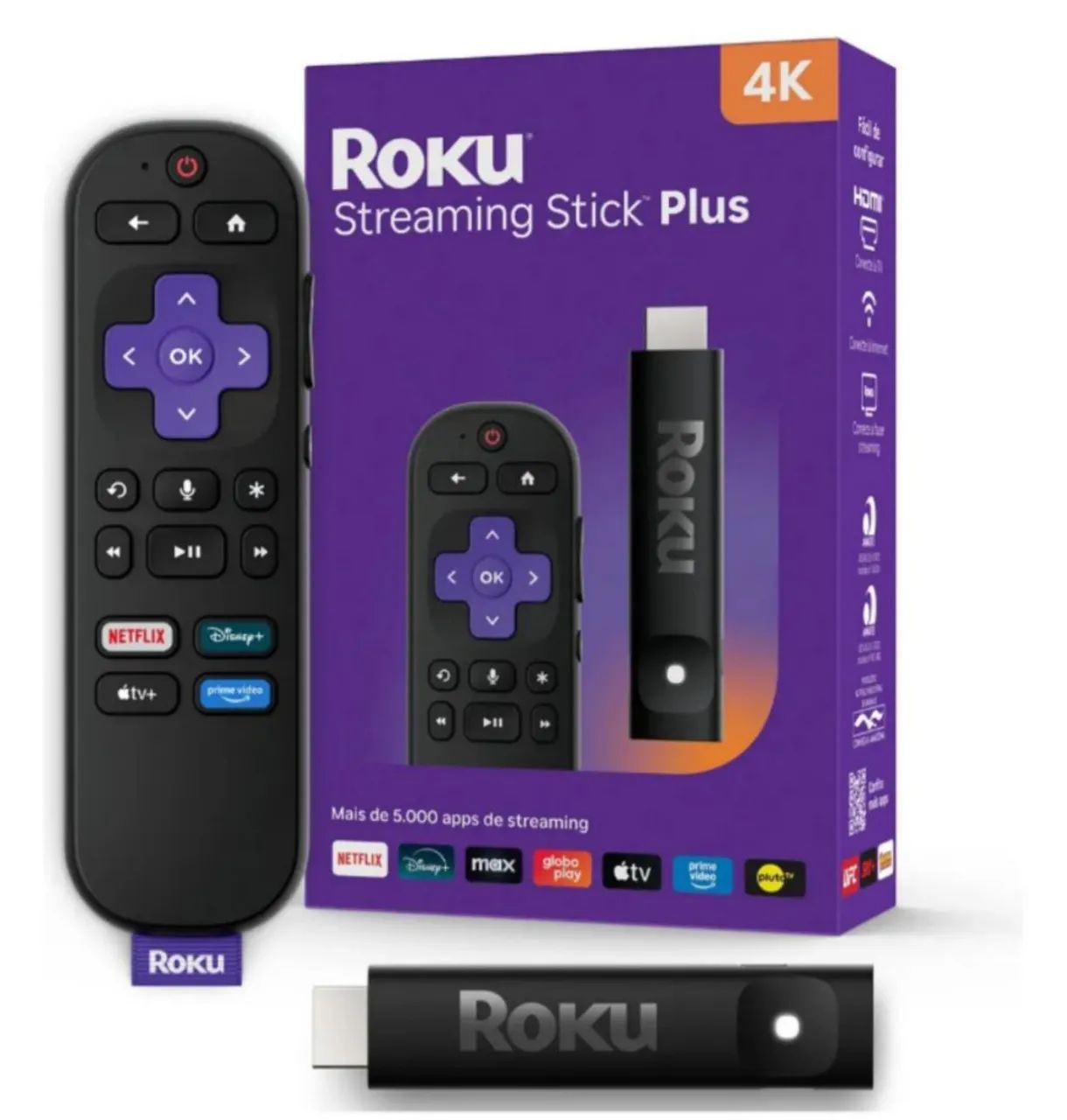 Vende-se Roku streaming  4k