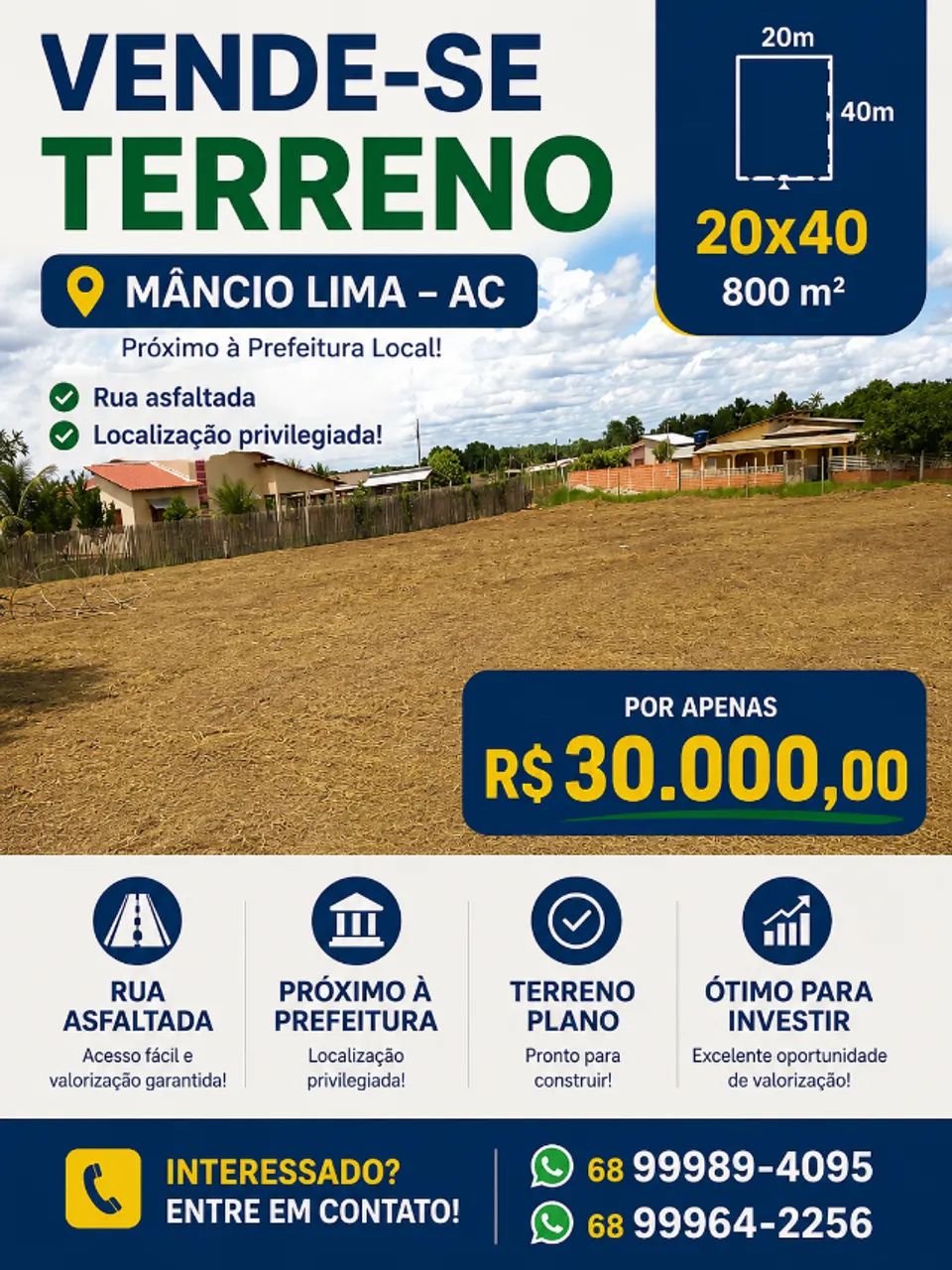 Terreno 20x40m - Foto 3