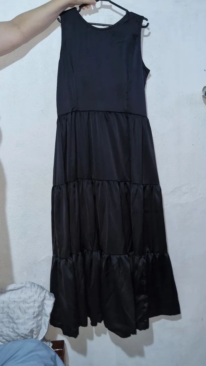 Vestido preto GG para festas ou ocasiões formais - Foto 2