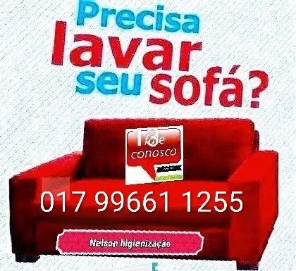 Limpeza e higienização de sofás 