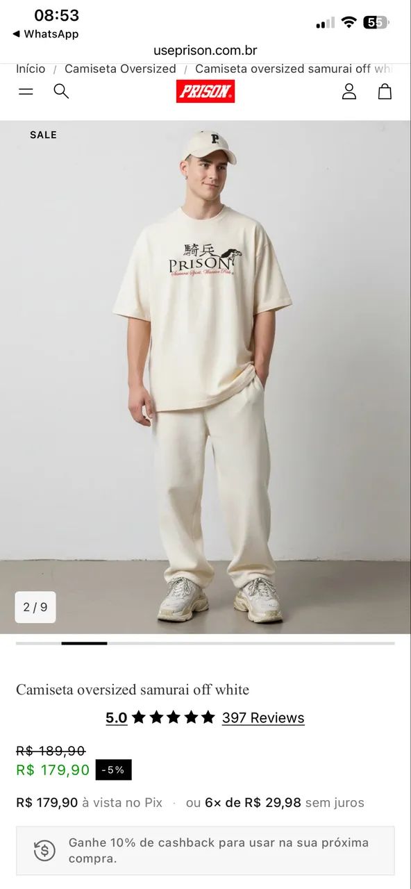 Camisas oversized originais  - Foto 5