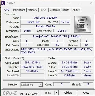 Processador i5 10400F com Placa Mãe Msi Pro H510m-b - Foto 3
