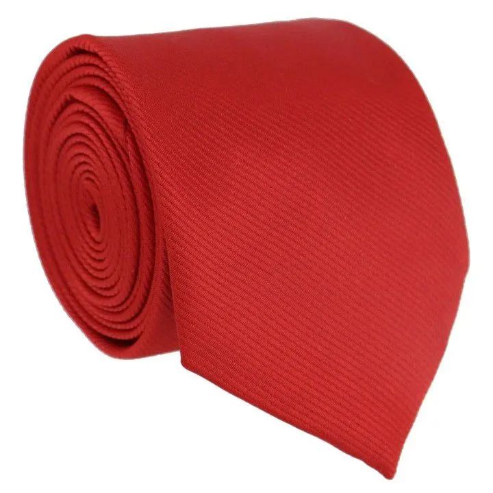 Gravata slim vermelha 