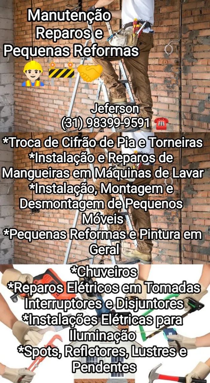 Marido de Aluguel Consertos Pequenos Reparos Pintura - Foto 4