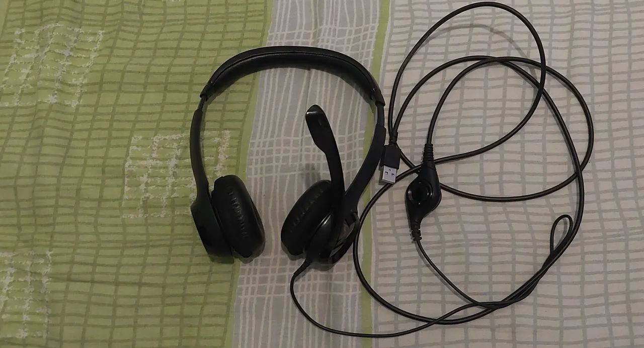 Headset Logitech H390 Com Fio Usb - Foto 2