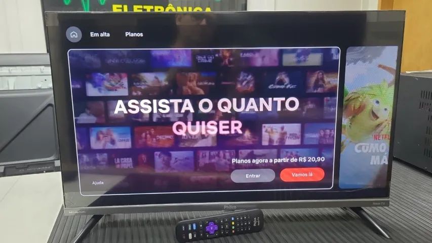 TV Smart philco 32 Roku Disponível - Foto 2